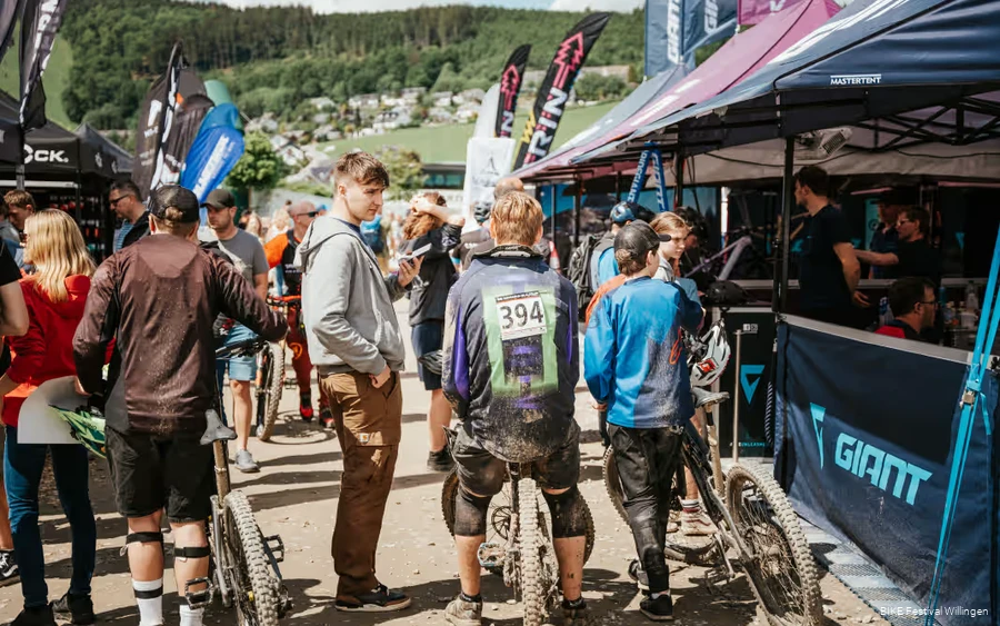 Expo Gelände Bike Festival Es ist das Expo Gelände des Bike Festivals Willingen zu sehen.
