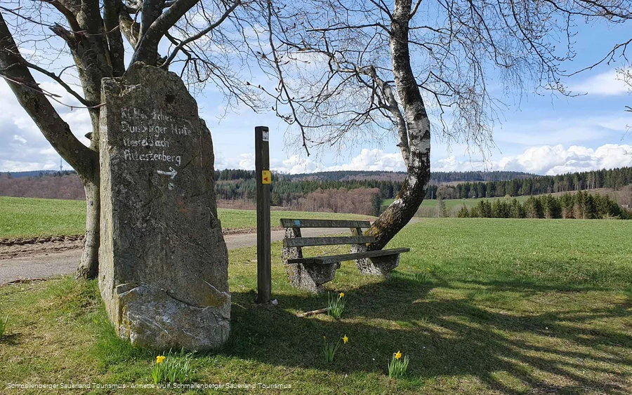 Wegweiser auf dem Heerhagen