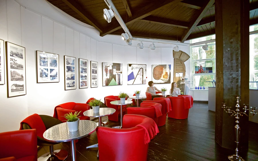 Friedrichsborn Windpumpe - Blick hinein