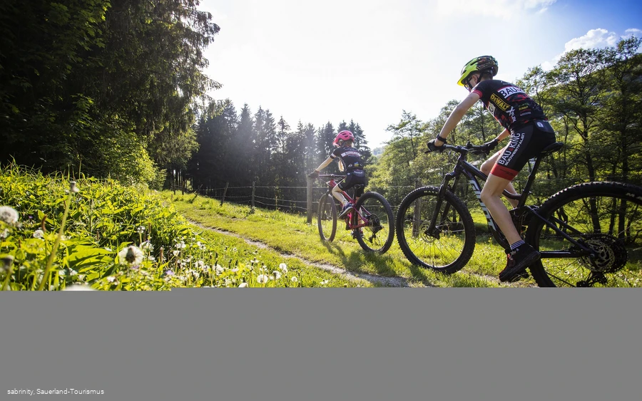 Familientour durch Wiesenlandschaft rund um Willingen 