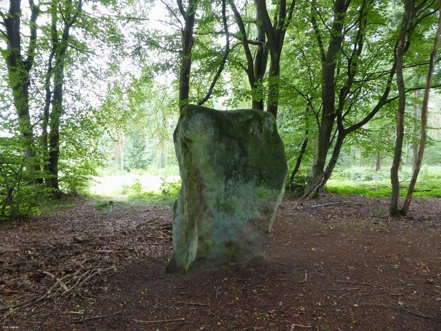 Druidenstein Bollendorf von der "Rückseite"