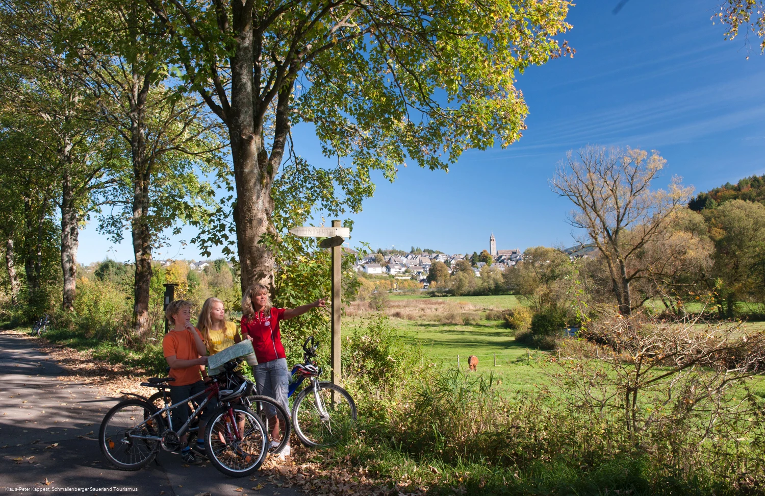 Mit dem Fahrrad unterwegs in Schmallenberg